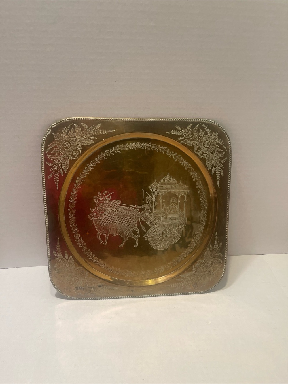 Vintage Brass tray or wall hanging middle eastern